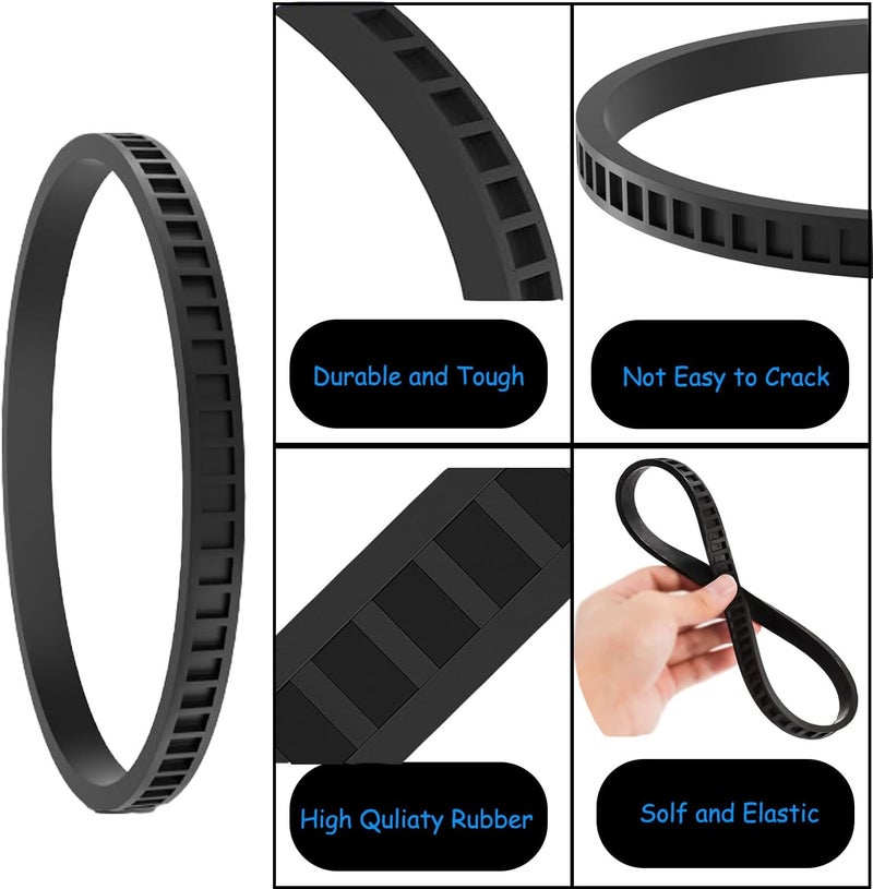 Bleigeeh 6 Pack 45-69-0010 Blade Pulley Tires Replacement Compatible with Milwaukee BandSaw Blades 6230 6232-6 6225 AO2807 6238N 6238-20 2729-20 Portaband Saw Belt - Image 4
